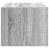 Kép 8/11 - 2 db szürke sonoma szerelt fa fali TV-szekrény 60x31x25,5 cm