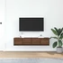 Kép 3/11 - 2 db barna tölgy színű szerelt fa TV-szekrény 60x31x25,5 cm