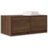 Kép 4/11 - 2 db barna tölgy színű szerelt fa TV-szekrény 60x31x25,5 cm