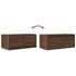 Kép 10/11 - 2 db barna tölgy színű szerelt fa TV-szekrény 60x31x25,5 cm