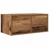 Kép 2/11 - Antik fa színű szerelt fa TV-szekrény 60x31x25,5 cm
