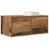Kép 4/11 - Antik fa színű szerelt fa TV-szekrény 60x31x25,5 cm
