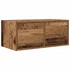 Kép 6/11 - 2 db antik fa szerelt fa fali TV-szekrény 60x31x25,5 cm