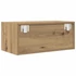 Kép 9/11 - 2 db kézműves tölgy szerelt fa TV-szekrény 60x31x25,5 cm