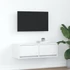 Kép 1/11 - Fehér szerelt fa TV-szekrény 80x31x25,5 cm