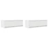 Kép 2/11 - 2 db fehér szerelt fa TV-szekrény 80x31x25,5 cm