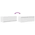 Kép 10/11 - 2 db fehér szerelt fa TV-szekrény 80x31x25,5 cm