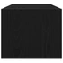 Kép 8/11 - 2 db fekete tölgy színű szerelt fa TV-szekrény 80x31x25,5 cm