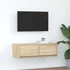 Kép 1/11 - Sonoma tölgy színű szerelt fa fali TV-szekrény 80x31x25,5 cm