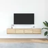 Kép 3/11 - 2 db sonoma tölgy színű szerelt fa TV-szekrény 80x31x25,5 cm