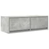 Kép 2/11 - Betonszürke szerelt fa TV-szekrény 80x31x25,5 cm