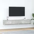 Kép 1/11 - 2 db betonszürke szerelt fa TV-szekrény 80x31x25,5 cm