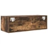 Kép 8/11 - Füstös tölgy színű szerelt fa TV-szekrény 80x31x25,5 cm