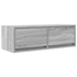 Kép 2/11 - Szürke sonoma színű szerelt fa TV-szekrény 80x31x25,5 cm