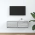 Kép 3/11 - Szürke sonoma színű szerelt fa TV-szekrény 80x31x25,5 cm