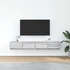 Kép 3/11 - 2 db szürke sonoma szerelt fa fali TV-szekrény 80x31x25,5 cm