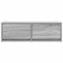 Kép 7/11 - 2 db szürke sonoma szerelt fa fali TV-szekrény 80x31x25,5 cm