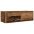 Kép 2/11 - Antik fa színű szerelt fa TV-szekrény 80x31x25,5 cm
