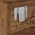 Kép 11/11 - Antik fa színű szerelt fa TV-szekrény 80x31x25,5 cm