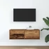 Kép 3/11 - Antik fa színű szerelt fa TV-szekrény 80x31x25,5 cm