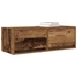 Kép 4/11 - 2 db antik fa szerelt fa fali TV-szekrény 80x31x25,5 cm