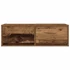 Kép 7/11 - 2 db antik fa szerelt fa fali TV-szekrény 80x31x25,5 cm