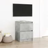 Kép 1/11 - Betonszürke szerelt fa TV-szekrény 40x35x54 cm