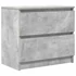 Kép 2/11 - Betonszürke szerelt fa TV-szekrény 60x35x54 cm