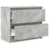 Kép 5/11 - Betonszürke szerelt fa TV-szekrény 60x35x54 cm