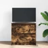 Kép 3/11 - Füstös tölgy színű szerelt fa TV-szekrény 60x35x54 cm