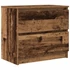 Kép 2/11 - Antik hatású szerelt fa TV-szekrény 60x35x54 cm