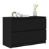 Kép 4/11 - Fekete szerelt fa TV-szekrény 80x35x54 cm