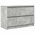 Kép 2/11 - Betonszürke szerelt fa TV-szekrény 80x35x54 cm
