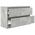 Kép 5/11 - Betonszürke szerelt fa TV-szekrény 80x35x54 cm