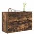 Kép 4/11 - Füstös tölgy színű szerelt fa TV-szekrény 80x35x54 cm