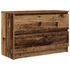 Kép 2/11 - Antik hatású szerelt fa TV-szekrény 80x35x54 cm