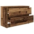 Kép 5/11 - Antik hatású szerelt fa TV-szekrény 80x35x54 cm