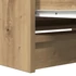 Kép 10/11 - Kézműves tölgy színű szerelt fa TV-szekrény 80x35x54 cm