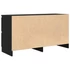 Kép 8/11 - Fekete szerelt fa TV-szekrény 100x35x54 cm