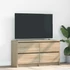 Kép 1/11 - Sonoma tölgy színű szerelt fa TV-szekrény 100x35x54 cm