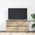 Kép 3/11 - Sonoma tölgy színű szerelt fa TV-szekrény 100x35x54 cm