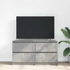 Kép 3/11 - Betonszürke szerelt fa TV-szekrény 100x35x54 cm