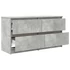 Kép 5/11 - Betonszürke szerelt fa TV-szekrény 100x35x54 cm