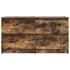 Kép 6/11 - Füstös tölgy színű szerelt fa TV-szekrény 100x35x54 cm