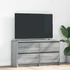 Kép 1/11 - Szürke sonoma színű szerelt fa TV-szekrény 100x35x54 cm