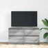 Kép 3/11 - Szürke sonoma színű szerelt fa TV-szekrény 100x35x54 cm