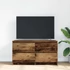 Kép 3/11 - Antik fa színű szerelt fa TV-szekrény 100x35x54 cm