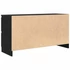 Kép 8/11 - Fekete szerelt fa TV-szekrény 100x35x54 cm