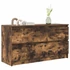 Kép 4/11 - Füstös tölgy színű szerelt fa TV-szekrény 100x35x54 cm