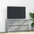 Kép 1/11 - Szürke sonoma színű szerelt fa TV-szekrény 100x35x54 cm